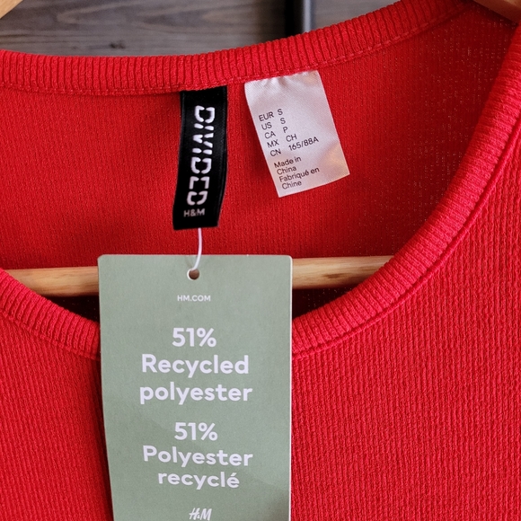 H&M ruched mini dress - Picture 3 of 4